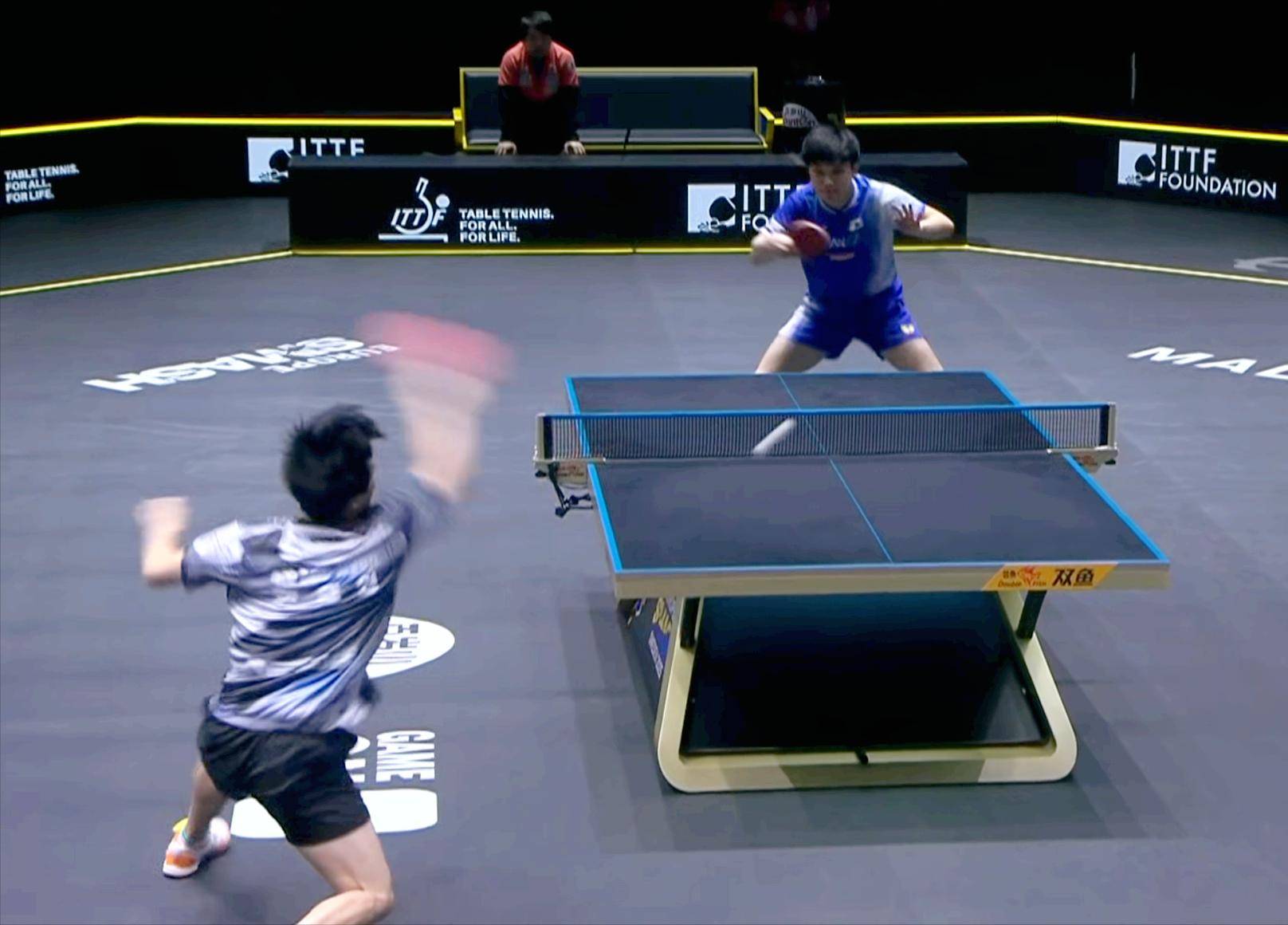 包含瑞典乒乓球队爆冷日本乒乓球队，波尔统治全场的词条