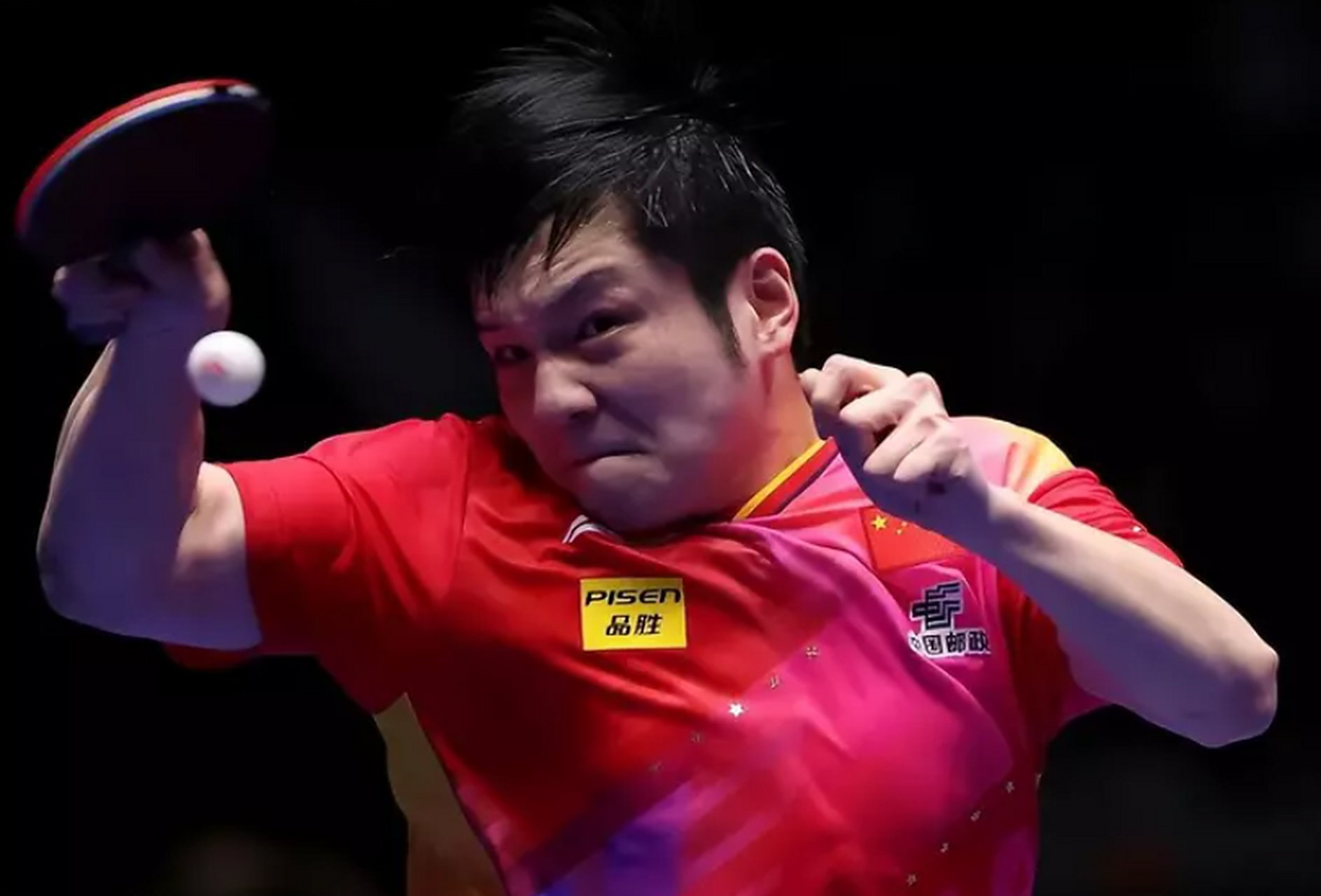 法国乒乓球队横扫中国乒乓球队，波尔高光表现